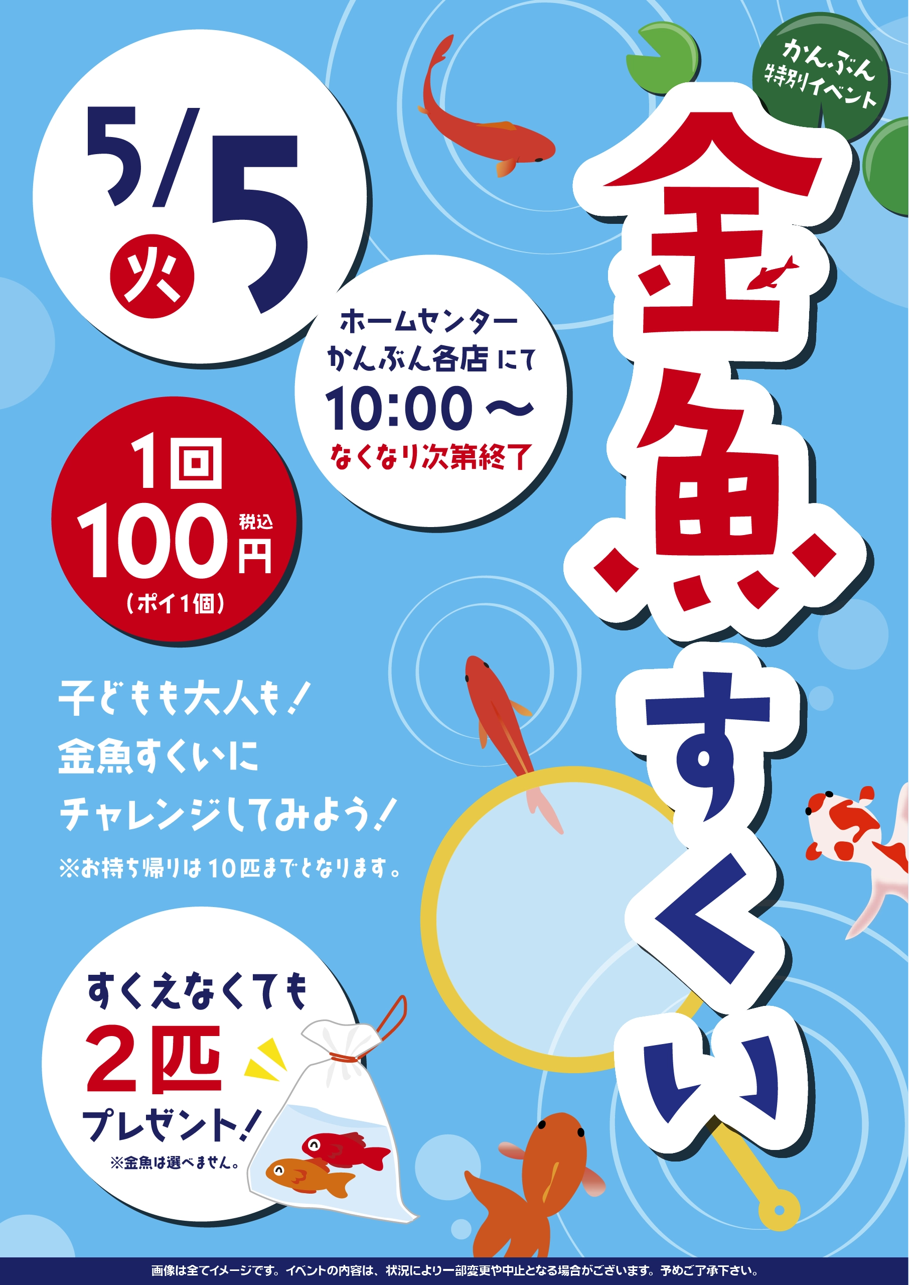 金魚すくい 2026年5月5日(火)